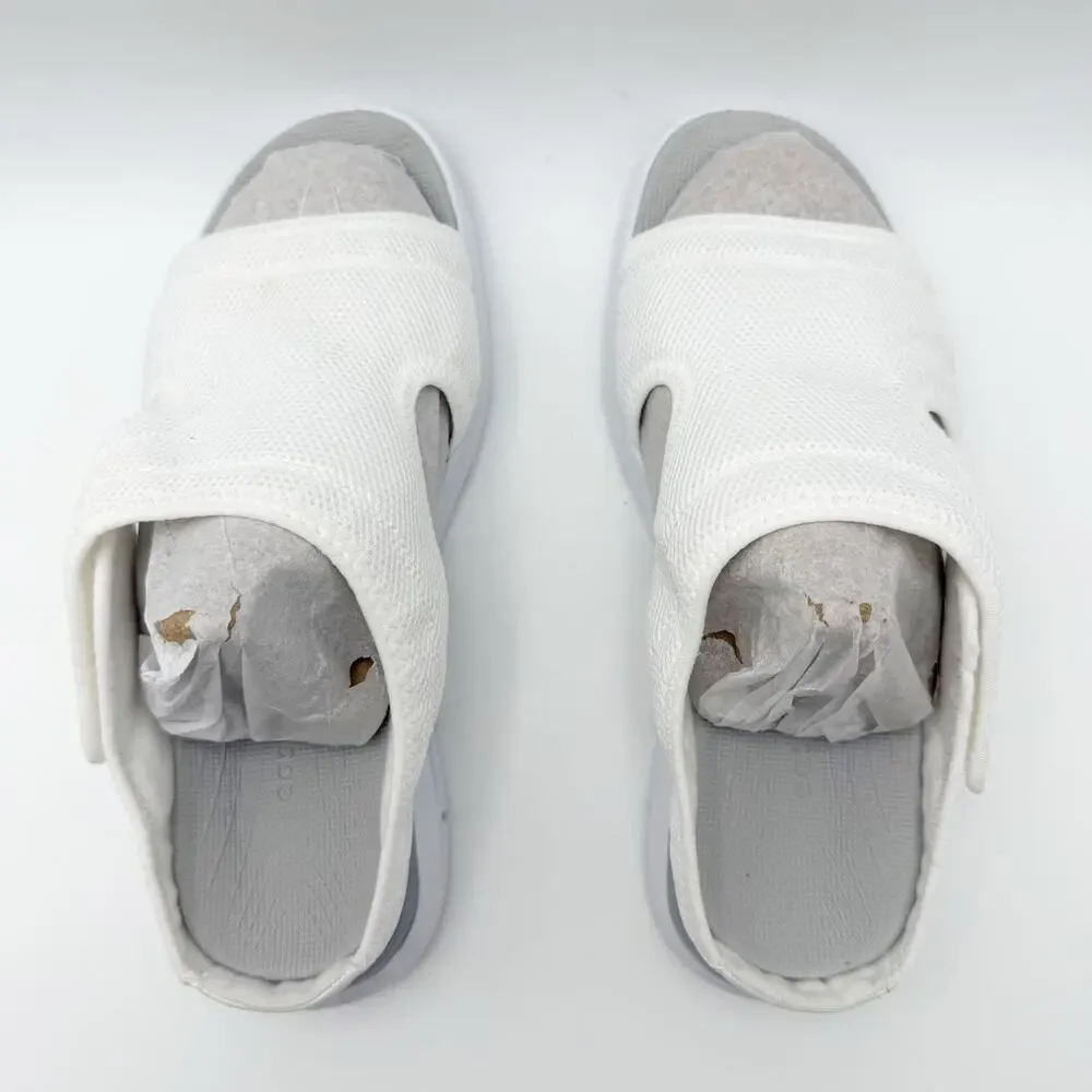 Easy Spirit Womens Taniya Sandals US 8.5 Wide White Knit EUC